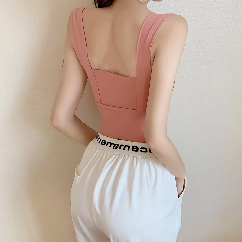 Для женщин бак облегающие Короткие топы пикантные ледяной шелк дышащие летние