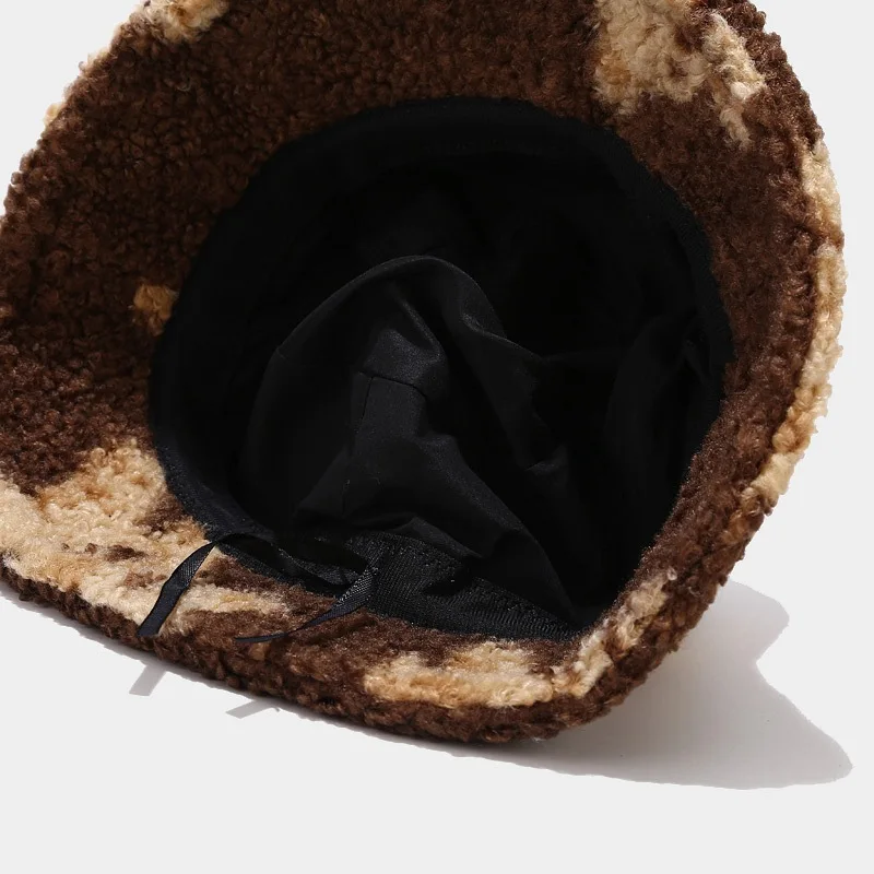 2021 Симпатичные пушистые женские шляпы с рисунком медведя женская теплая