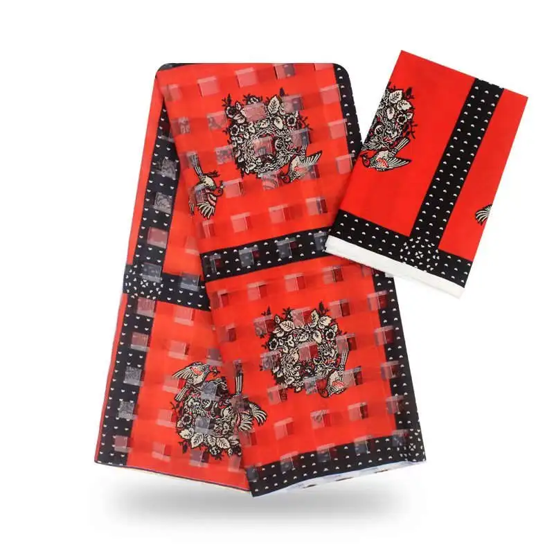 Высокое качество 2 шт./компл. 4 ярдов Африканский Воск Анкара печать моделл