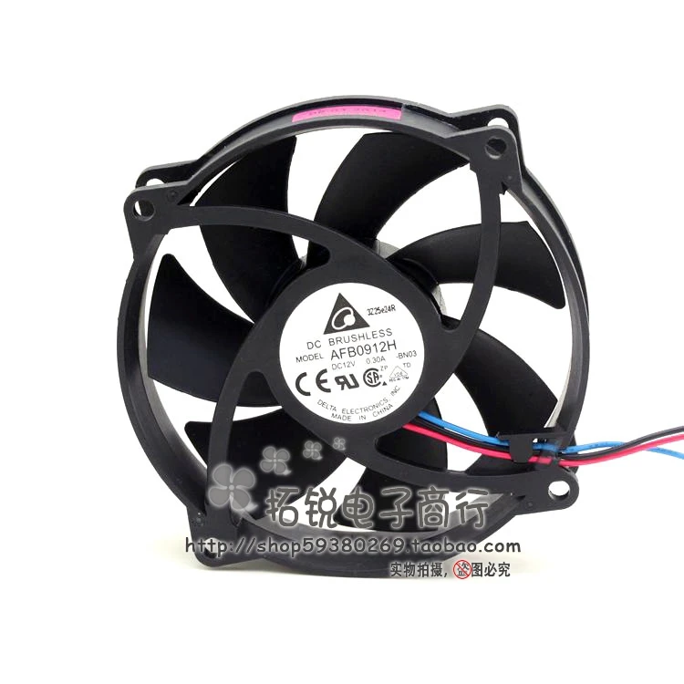 Delta AFB0912H 9025 9 см 12В 0,30а источник питания для ПК чехол охлаждающий вентилятор