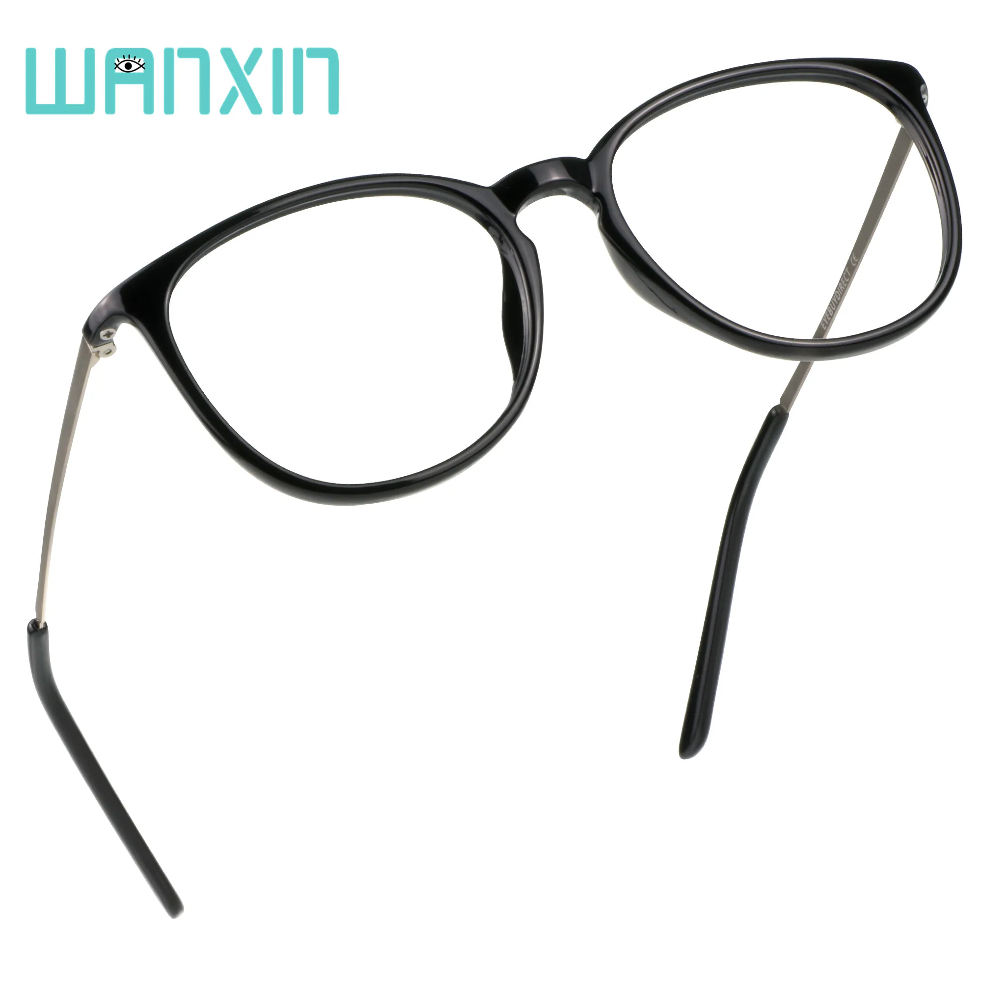 Очки для чтения WANXIN с блокировкой сисветильник и прозрачными линзами мужчин