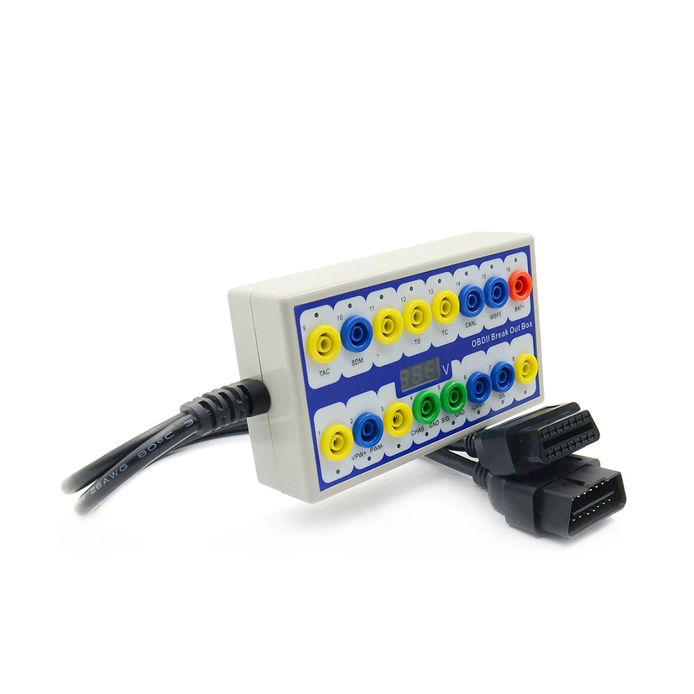 Лидер продаж автомобильный обрыв OBD2 обрывная коробка OBD 2 детектор протоколов OBDII