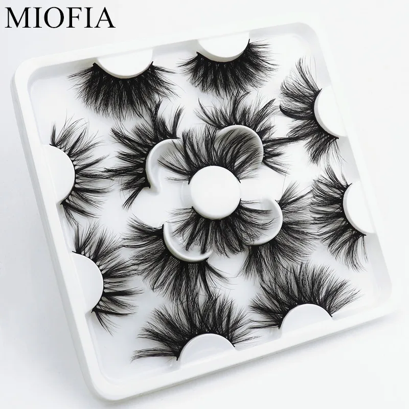 7 пар ресниц 25 мм объемные норковые ресницы без жестокости мягкие и натуральные