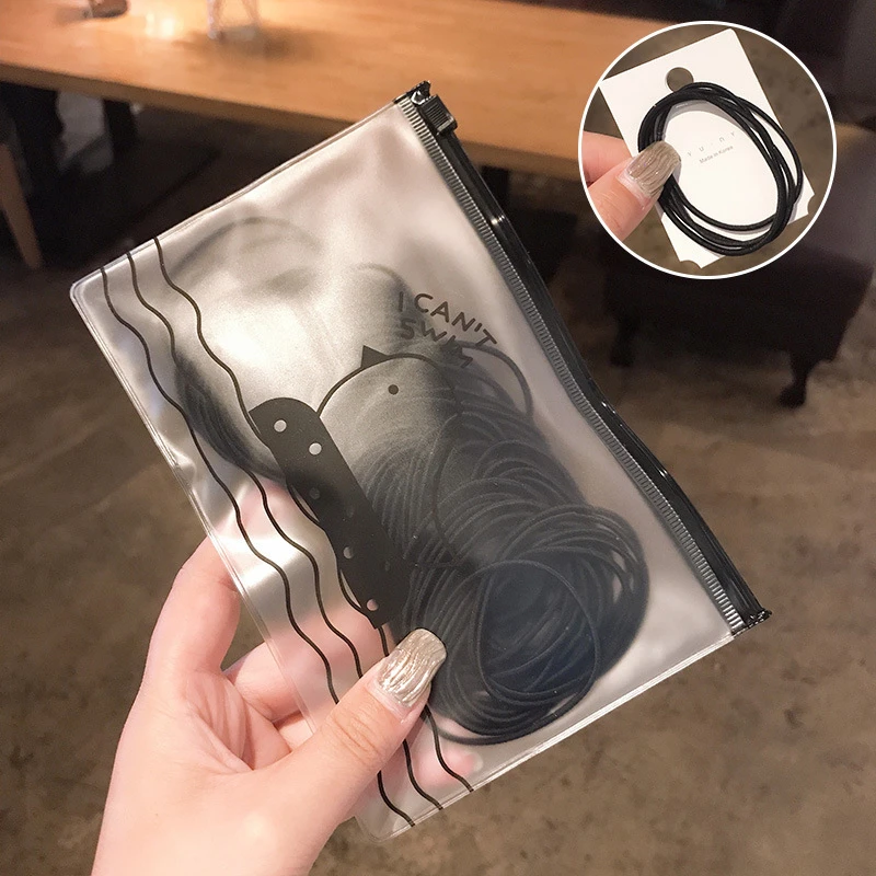 big2 100pcs 100 г. Шт./пакет, новые цветные базовые эластичные резинки для волос для девочек, женские резинки для волос, Детские веревки для волос, резинки, модные аксессуары для волос - Цвет: big2 100pcs