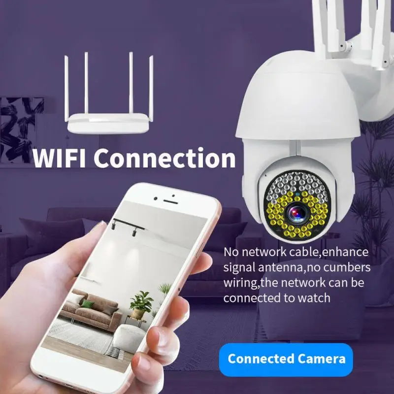 IP камера наружная купольная 1080P PTZ Wi Fi IP66|Камеры видеонаблюдения| |