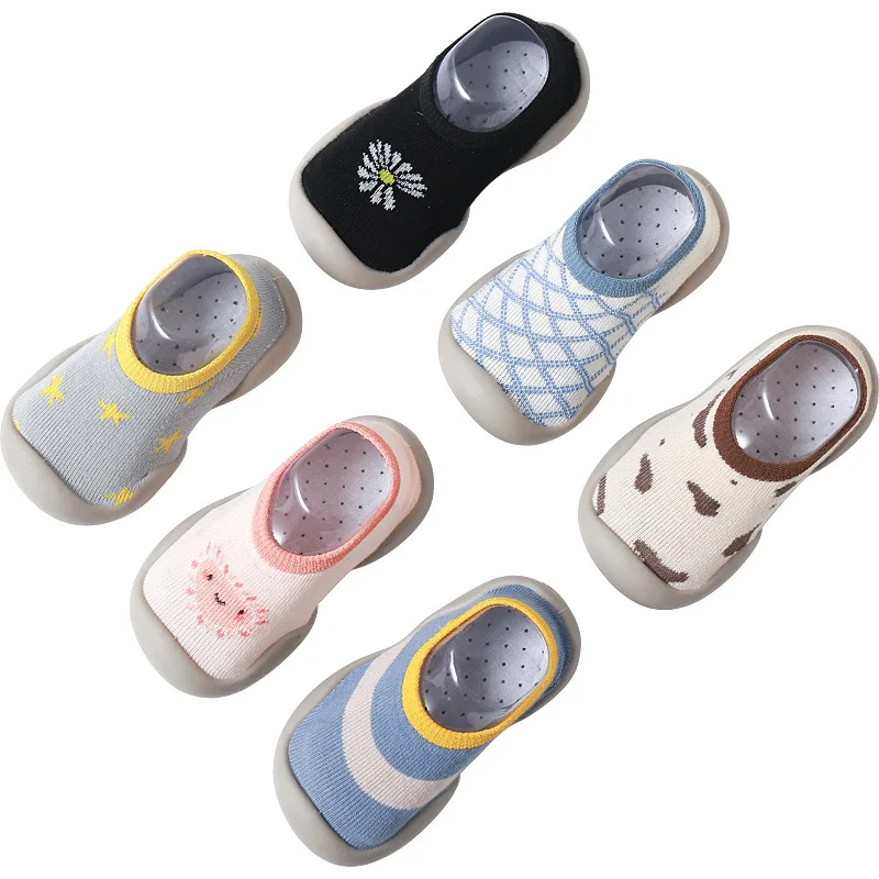 

2020New toddler girl shoes newborn shoes new baby socks shoes baby non-slip floor boat socks soft bottom waterproof floor shoes