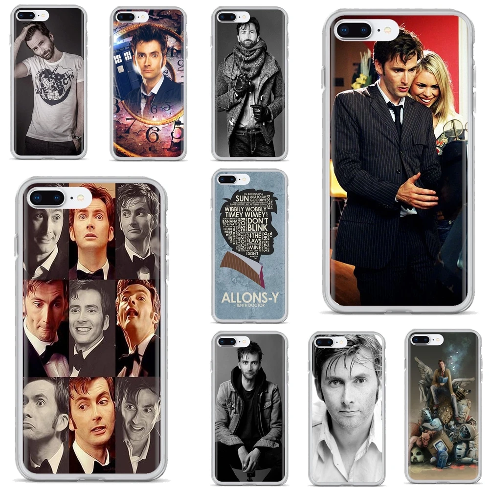 Мягкий чехол Tardis Doctor Who с Дэвидом Теннант для Samsung Galaxy A10 A30 A40 A50 A60 A70 a12 a31 a41 a51 a71 a20e