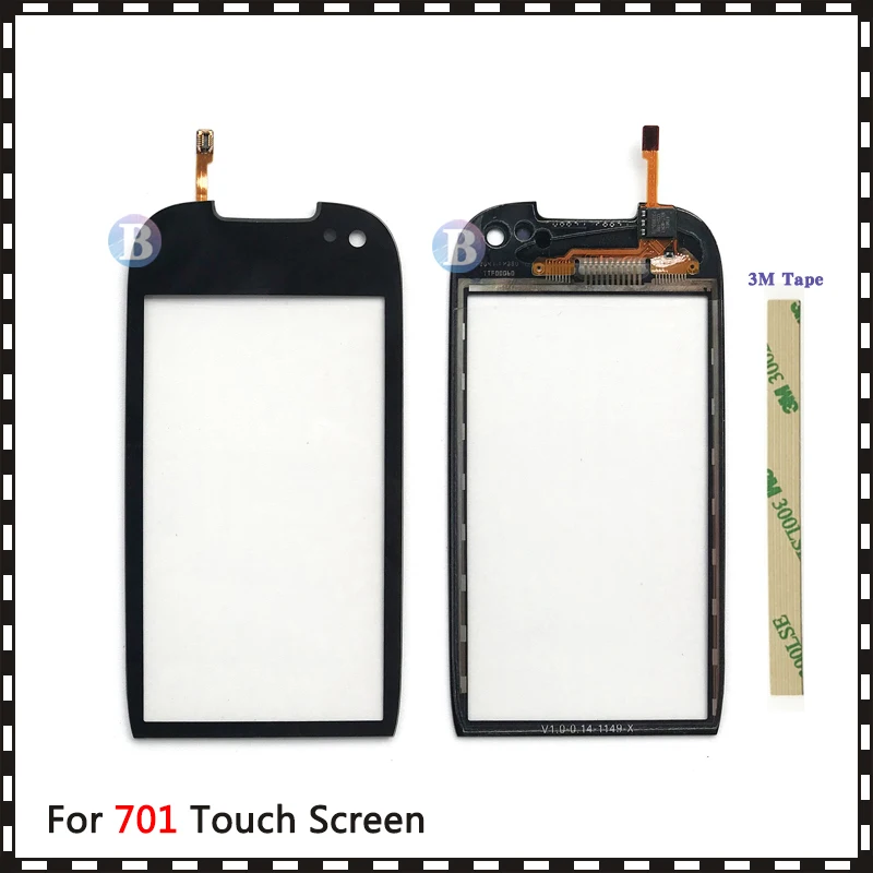 Высококачественный сенсорный экран 3 5 дюйма для Nokia 701 Rve-3 версия дигитайзер
