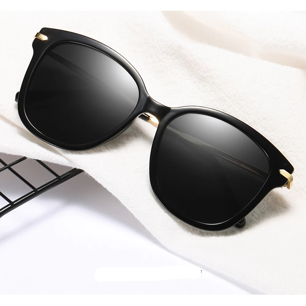 

Occident Trend Women Men Polarized SunGlasses Polarized Mirror Sunglasses Custom Made Myopia Minus Prescription Lens -1 To -6