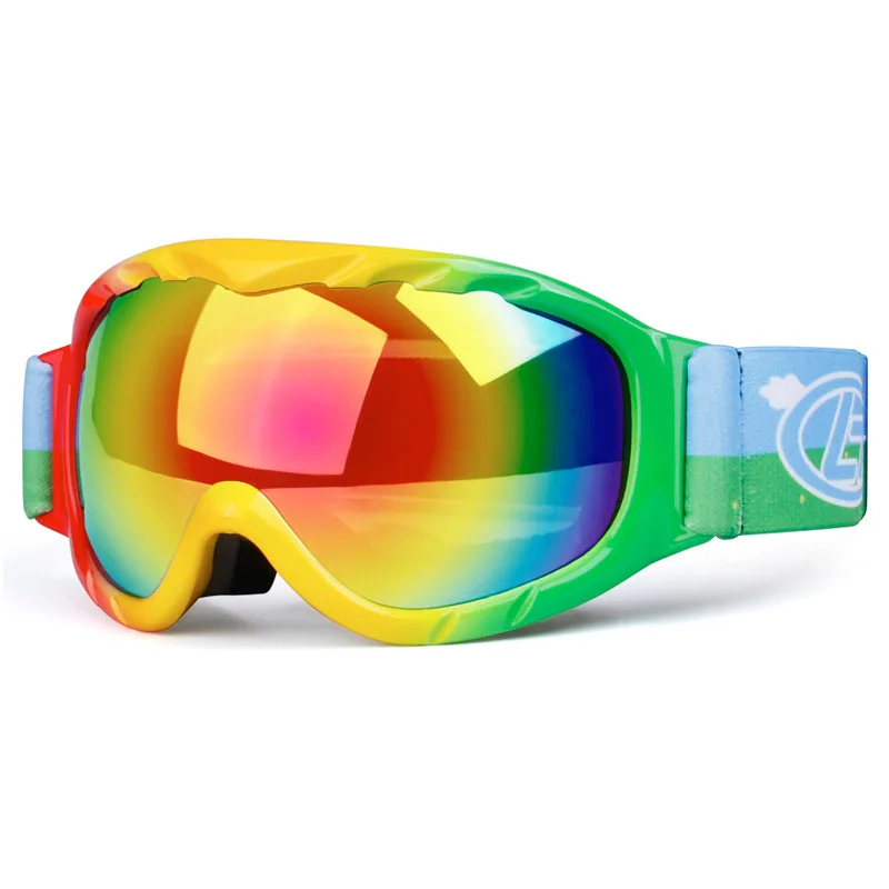 

Children's ski goggles double-layer spherical anti-fog, anti-snow, large field of view, comfortable and fashionable, versatile