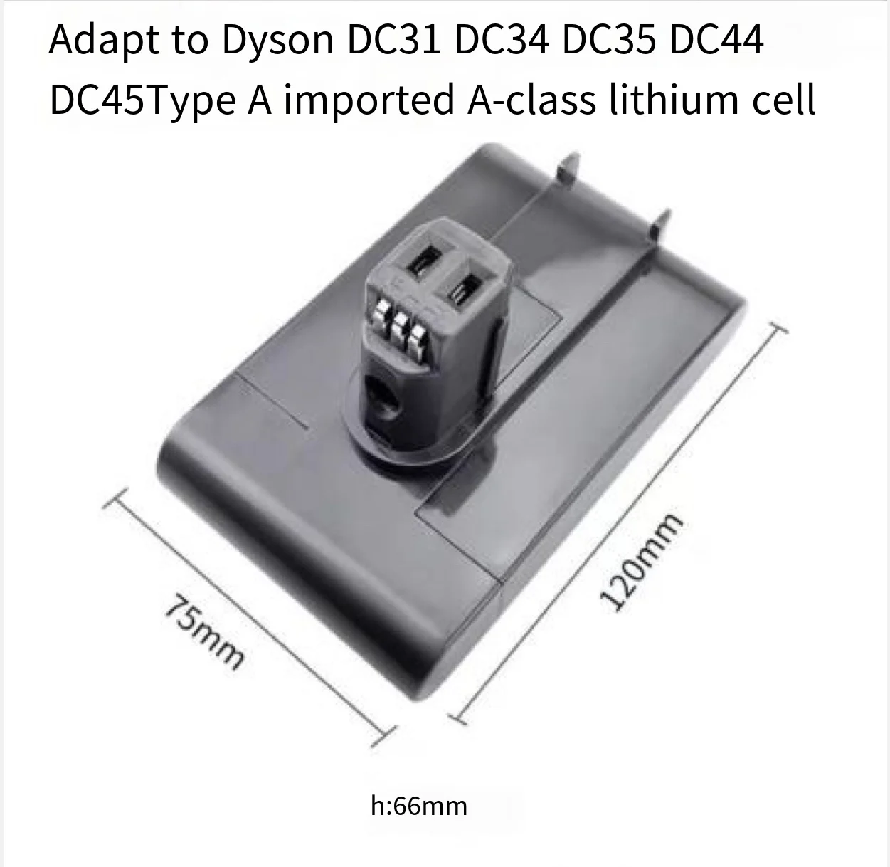 Перезаряжаемая литиевая батарея для пылесоса Dyson 22 2 в 68000 мАч пылесосов DC31 DC34 DC35