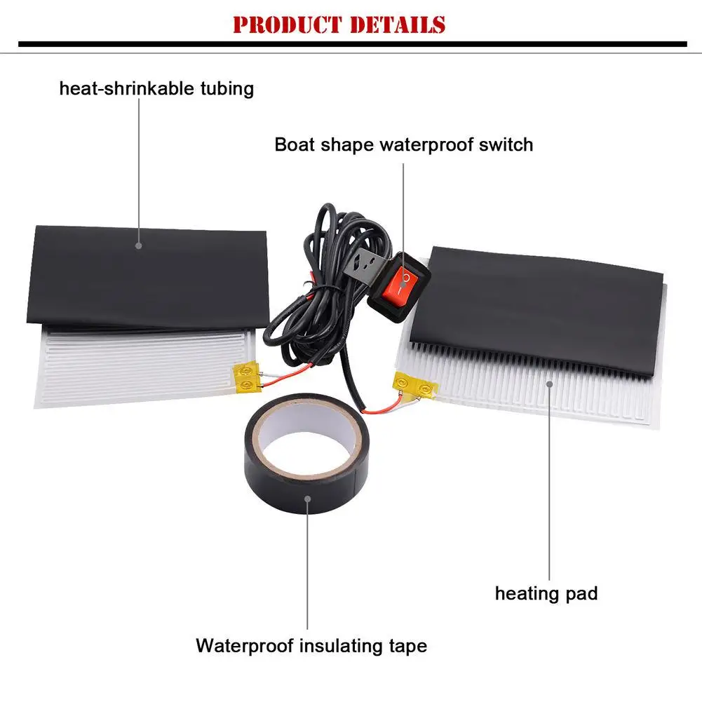 Универсальная мотоциклетная электрическая ручка 12 В нагревательные накладки