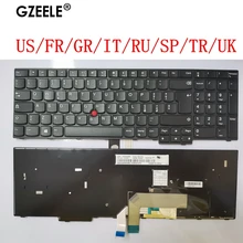 US/FR/GR/IT/RU/SP/TR/UK NEW Laptop Keyboard for Lenovo Thinkpad E570 E575 E570C