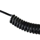 Рулонный поводок для серфинга поводок для доски для серфинга 912 футов 9 мм 2 поводок из нержавеющей стали черныйпрозрачный черный