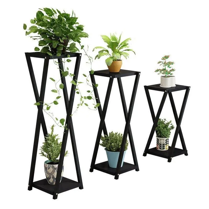 M8 Plant Stand Flower Shelf Standing Rack Decoration Balcony Outdoor Decor | Дом и сад