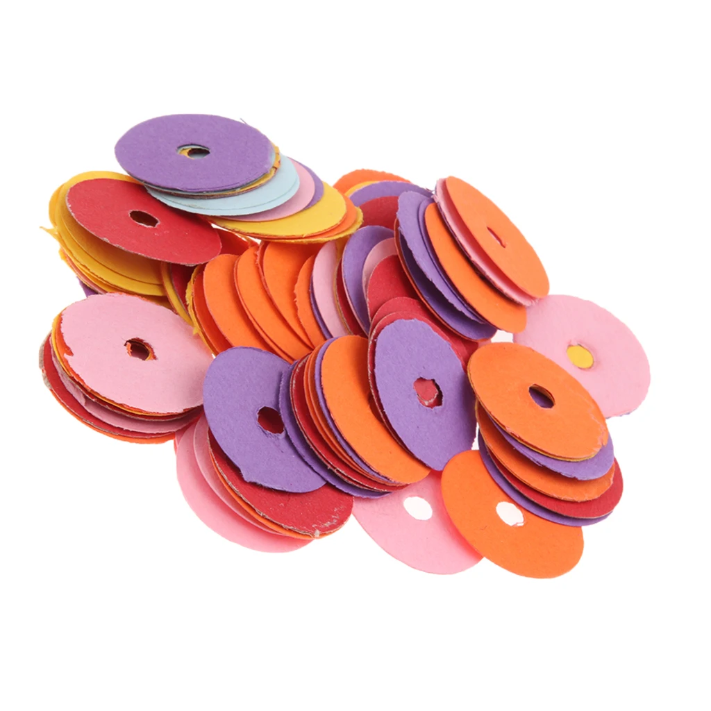 

90 шт мульти-Цвета с фокусным расстоянием 25 мм Dia пианино Войлок передней рельсой регулирующий Punchings клавиатура баланс шайбы ремонт Запчасти