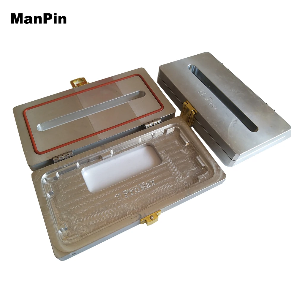 for iphone x xs max 11 pro 12pro mini lcd screen bezel frame glue dispensing press metal mold phone oca lamination repair tools free global shipping