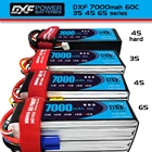 Аккумулятор DXF 3S 4S 6S lipo 11,1 В 14,8 в 22,2 в 7000 мАч 6750 мАч 5200 мАч 60C 100C, Жесткий Чехол для радиоуправляемой машинки, лодки, вертолета, 2 шт.
