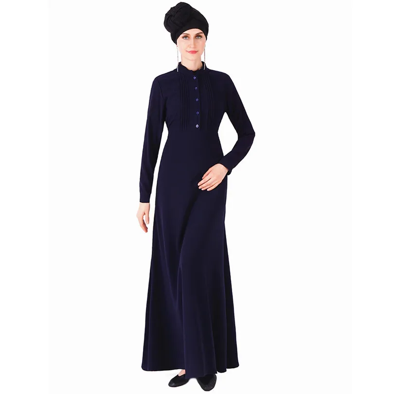 Женская рубашка платье хиджаб мусульманское абайя кимоно Турция Дубай Кафтан