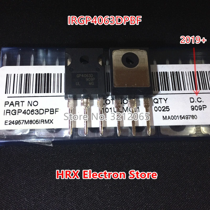 Новый оригинальный импорт IRGP4063DPBF GP4063D 600V 96A 330W TO247 2019 + 5 шт./10 шт.|10pcs| |