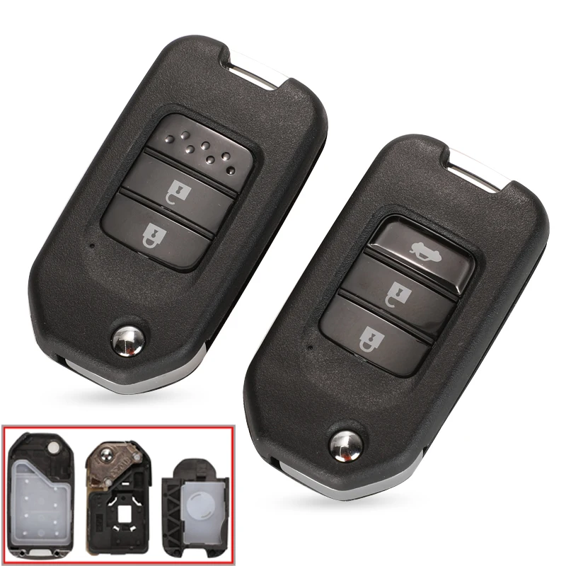 Сменный ключ jingyuqin 2/3 кнопки пульт дистанционного управления G для Honda Civic Accord City Jazz