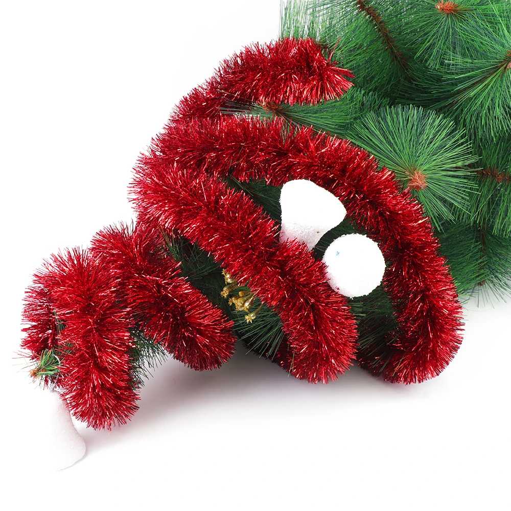 6 Colors 2.3M Christmas Eve Decoration Bar Tops Ribbon Garland Tree Kitchen Ornaments Wedding Party navidad | Дом и сад