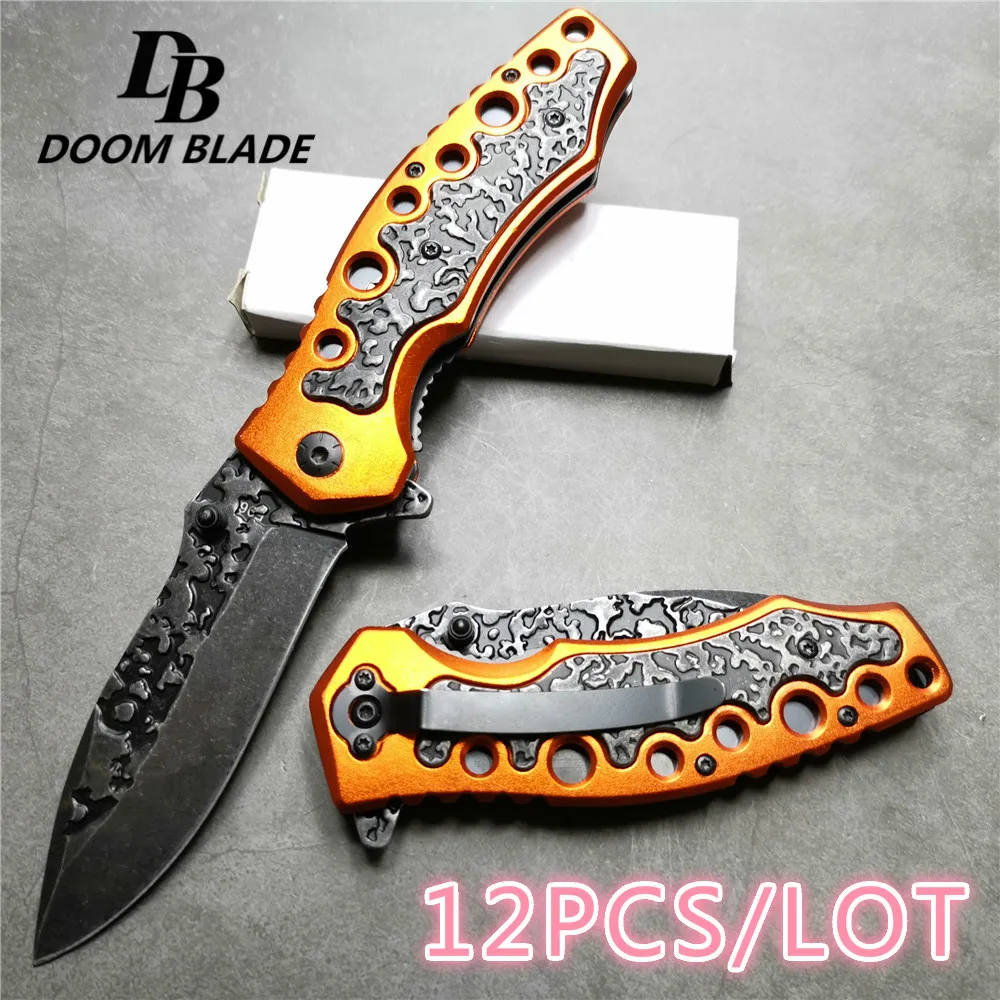 12 шт./лот 213 см (8 4 ') 56HRC Karambit CS GO охотничий нож для выживания Edc инструменты