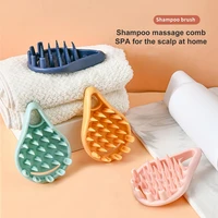 massage brush high quality handheld reusable scalp massager shampoo washing brush for pets hair comb scalp comb