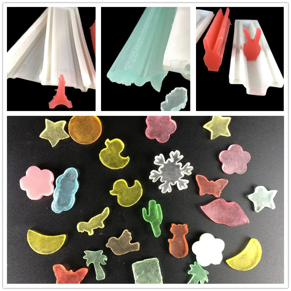 

Long Silicon Soap Mold Moon Flower Dolphin Star Heart Shape Tube Column Diy Mold Soap Making Supplies Chocolate Cake Mold