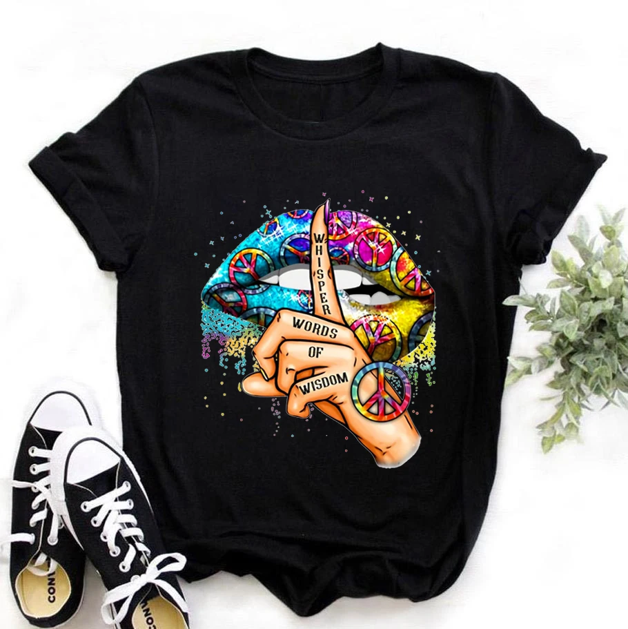 

Lips Leopard Graphic Lover Tee shirt Specials Home Cotton White T shirts Man O Neck Grey Woman Printed Anniversary Family Top