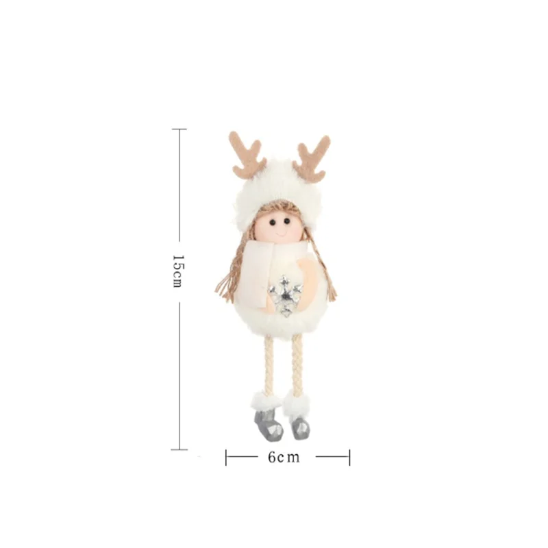 Рождественская Кукла Ангел рождественские украшения для дома елка 2021 подарки на