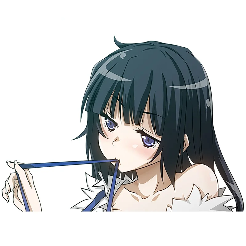 

Personality EARLFAMILYDanMachi Hestia Anime Stickers Windshield RV Cartoon Motorcycle Decal KK13*10cm
