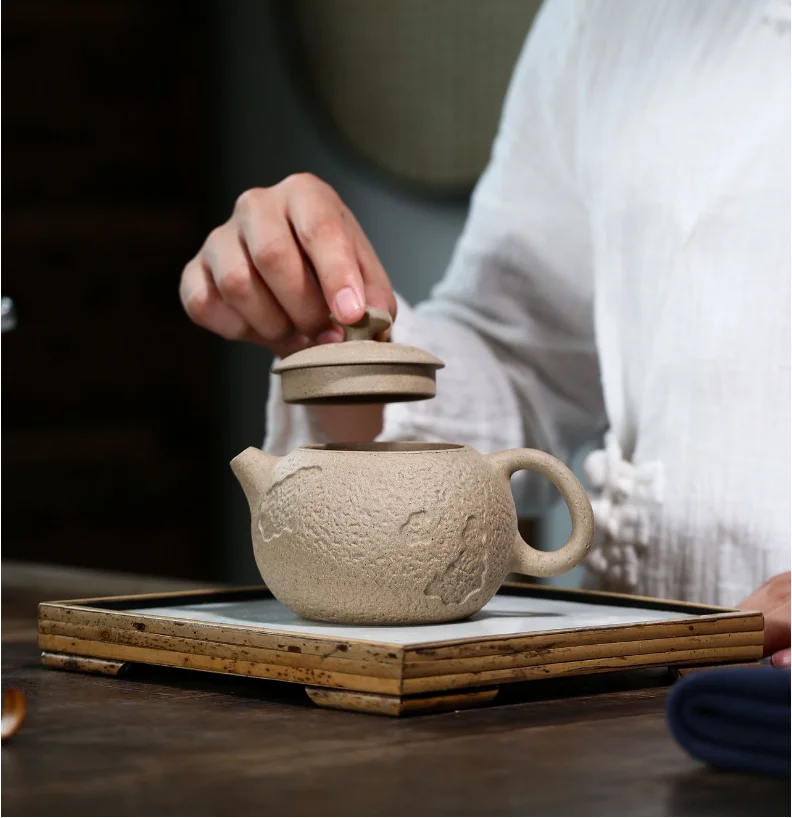 Китайский чайник Gong Chun Xi Shi керамический чайный набор для чая Puer Oolong ручной