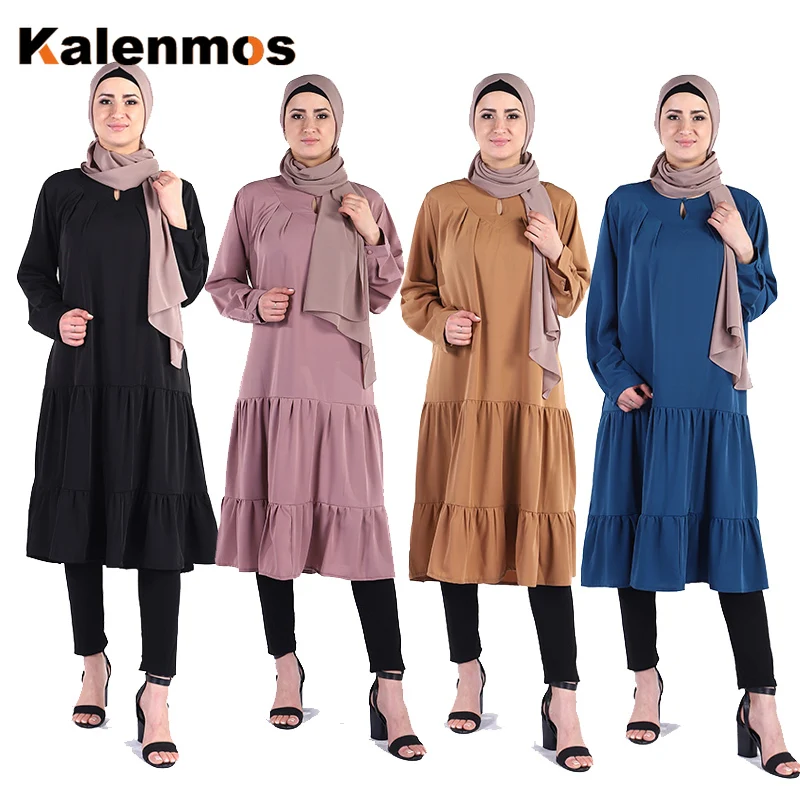 Женское платье с оборками женское в мусульманском стиле | Тематическая одежда и