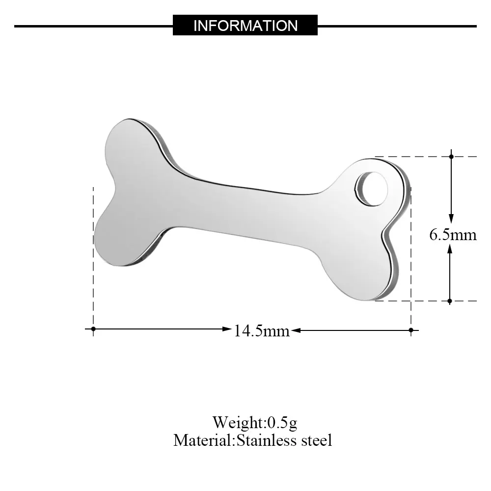 Wholesale 10-Piece Pet Dog Paw Charm - Durable Stainless Steel DIY Jewelry Pendant for DIY Jewelry Making and Finding image 4
