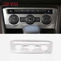 for vw tiguan 2 mk2 2017 2019 stainless steel trim air conditioning outlet covers interior decoration ring sticker car styling