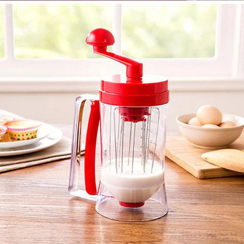 Ручной Дозатор для блинов кекс смеситель теста дозатор блендер инструмент