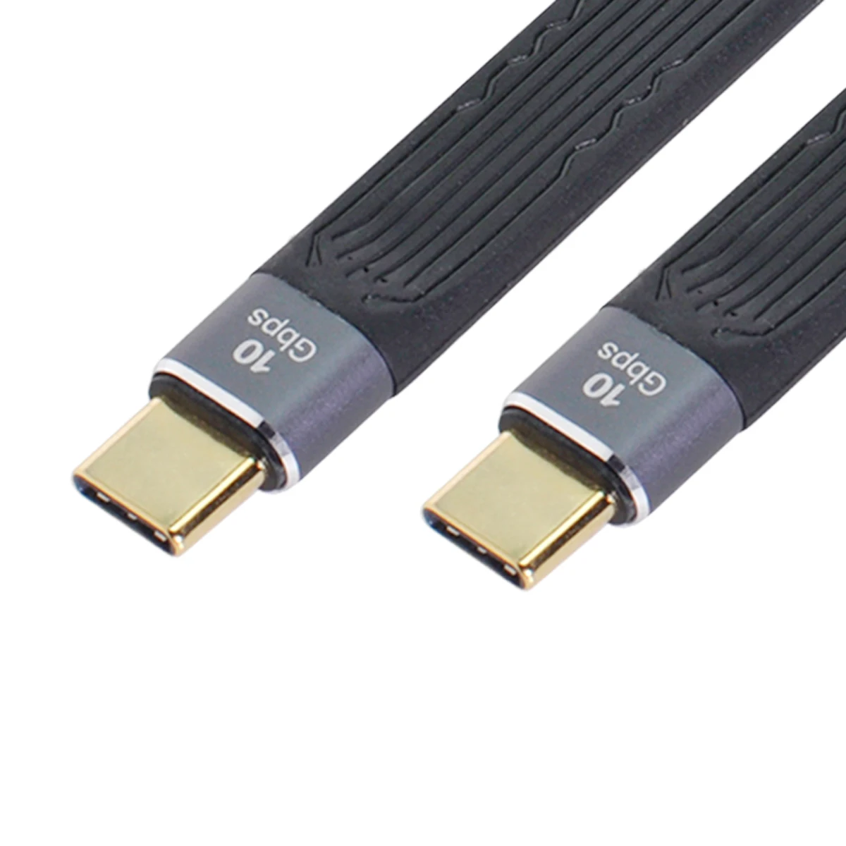 

Xiwai 10Gbps USB-C Type-C Male to USB-C Male USB 3.1 65W 3A Flat Slim FPC Data Cable for Laptop & Phone 13cm