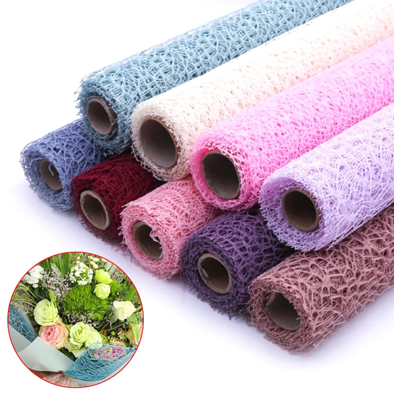 

1Roll/5M Organza Bouquet Wrapping Gauze Mesh DIY Craft Supplie Children Hand Scrapbook Tools Wedding Party Decor Hangings