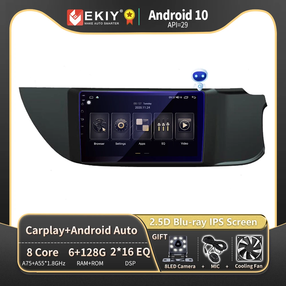 

EKIY For Suzuki ALTO K10 2015-2018 Car Radio Android 10 Autoradio 1280*720 DSP Multimedia Player Navigation GPS Stereo No 2 Din