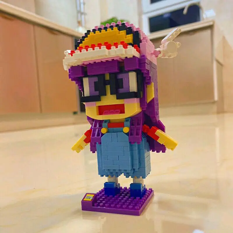LOZ 9752 аниме Dr.Slump Alrale очки девушка шляпа 3D модель 700 шт. DIY Мини Алмазные блоки