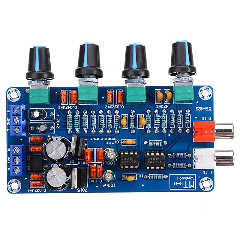 HiFi NE5532 предусилитель плата управления регулируемый усилитель громкости эквалайзер тон плата управления ВЧ СЧ бас для динамика