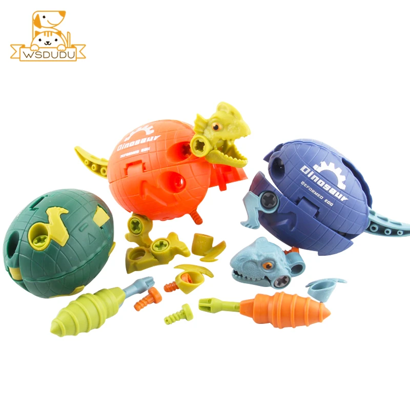 Фигурка-Пазл Яйца динозавра деформированная с отверткой | Игрушки и хобби