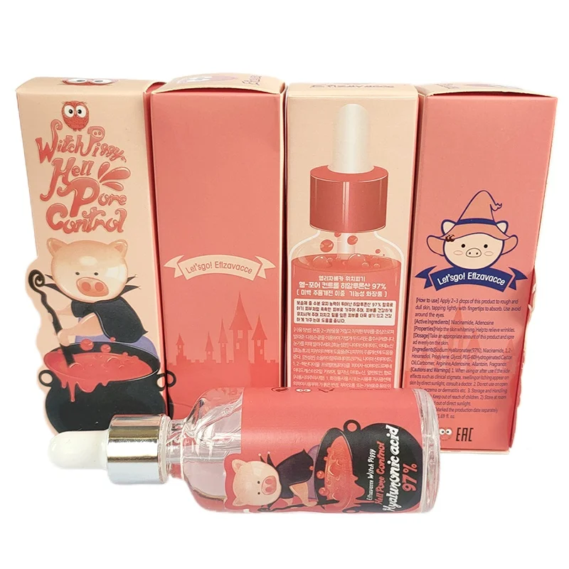 Корейская косметика Witch Piggy Hell Pore Control 50 мл гиалуроновая кислота 97% сыворотка для