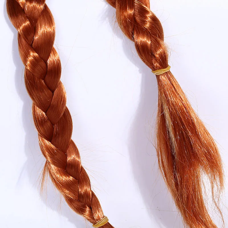 Ободок Эльзы Анны парики для косплея плетеная коса Снежная королева принцесса