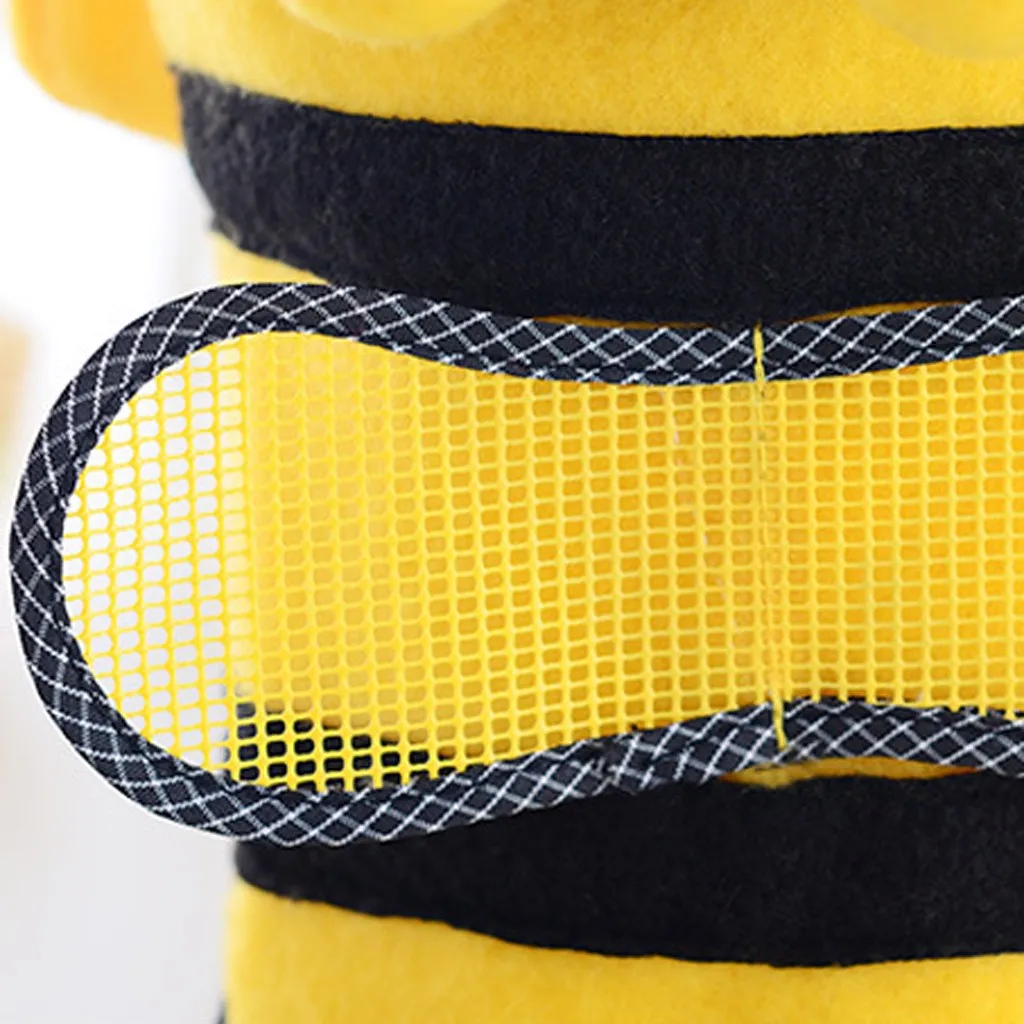 Для домашних любимцев собак Зимний пчелиный принт с капюшоном одежда для длинный