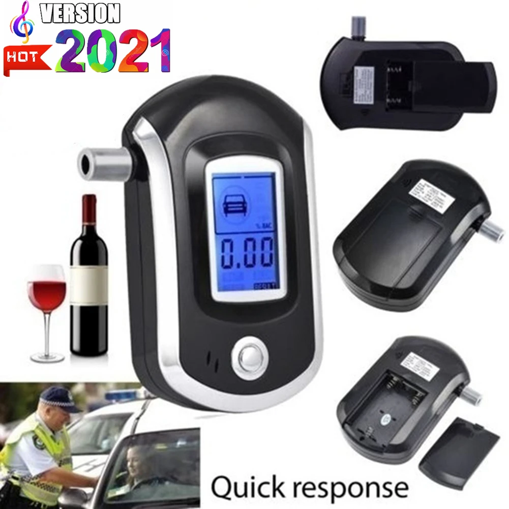 Цифровой алкотестер с ЖК дисплеем анализатор дыхания тестер детектор