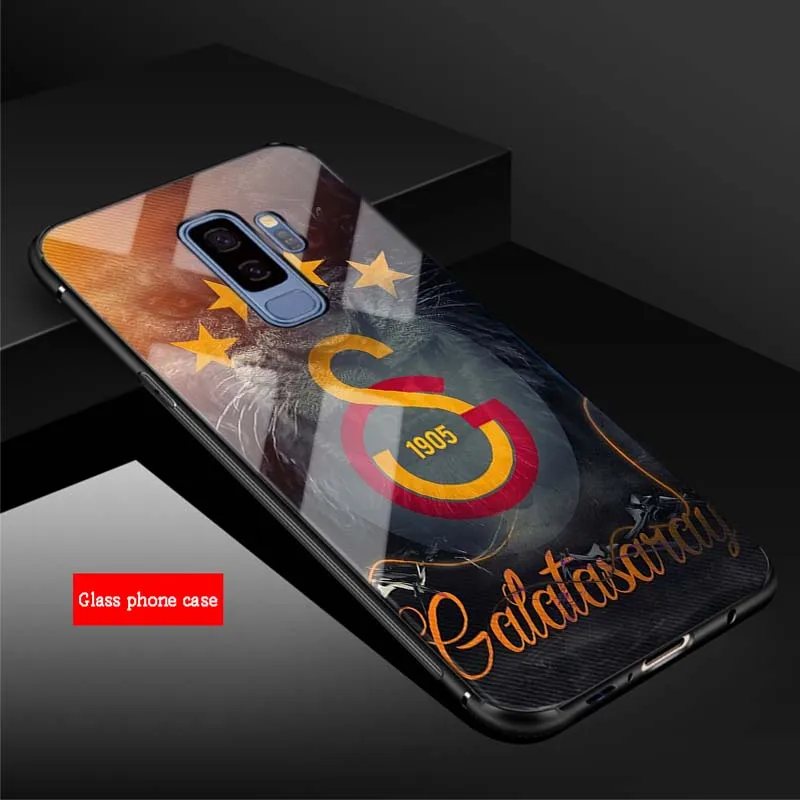 Турция Galatasaray волк для samsung Galaxy NOTE 8 9 S8 S9 S10 плюс A6 A6S A8 A7 J6 J8 чехол из закаленного стекла для телефона