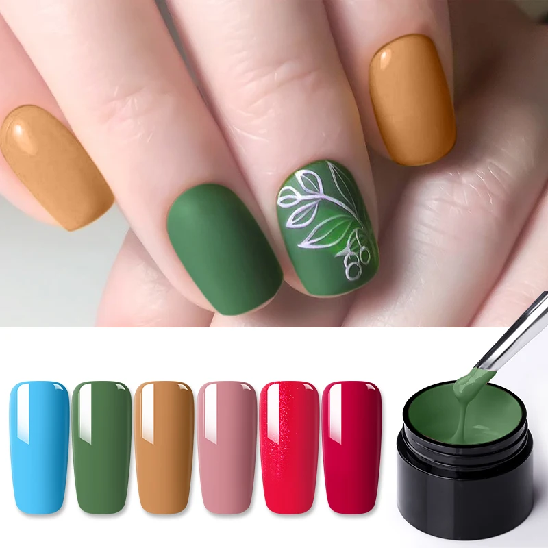 MAD DOLL Весенняя серия 2020 1 коробка светодиодный Гель лак для живописи цветной УФ