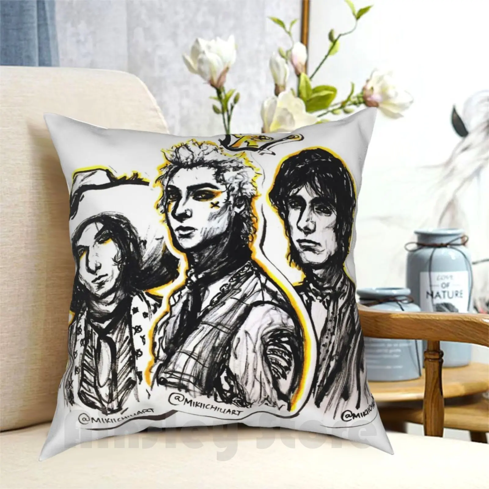 

# 95-Palaye Royale (серия Rocksound) Чехол-подушка с принтом для дома мягкая подушка Ремингтон Эмерсон Барретт данзиг